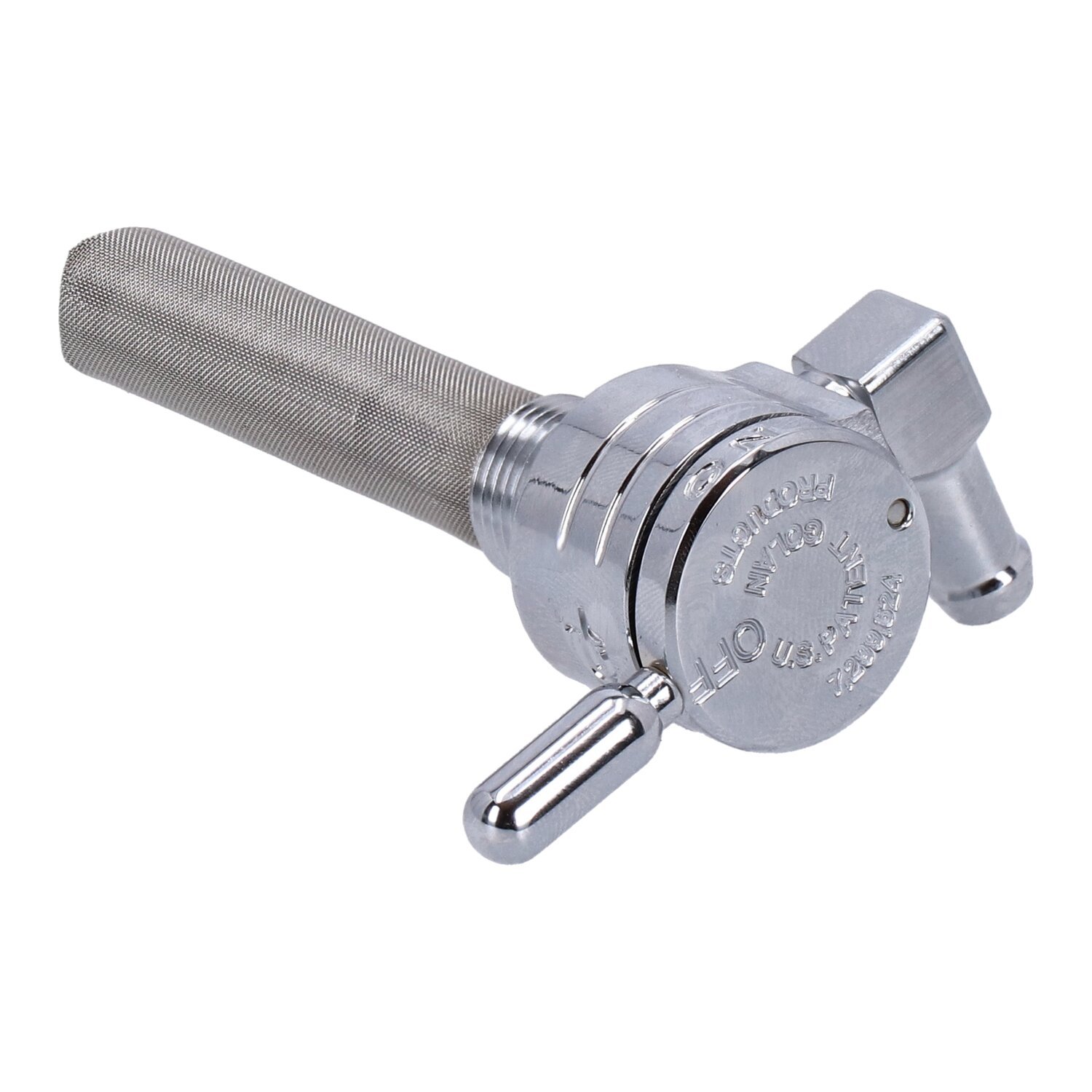 Golan, click-slick petock 3/8 NPT, Chrome