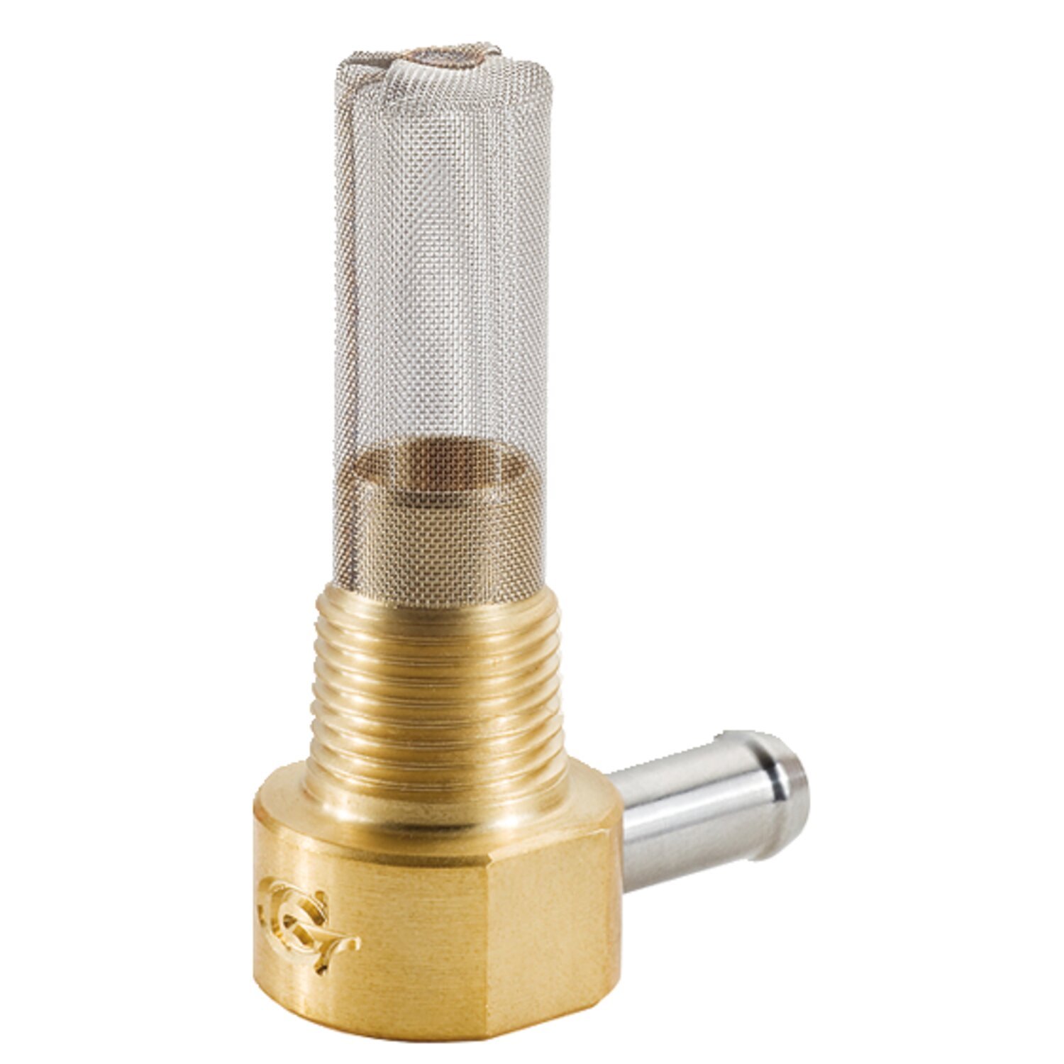 Golan, low profile tank fitting 3/8 NPT. Brass