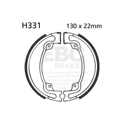 EBC plain brake shoes are made using high-pressure die cast aluminium platforms with bonded brake linings. They are radius ground, edge trimmed and also feature lead in & lead out chamfers at lining ends and original equipment style brake shoe springs.