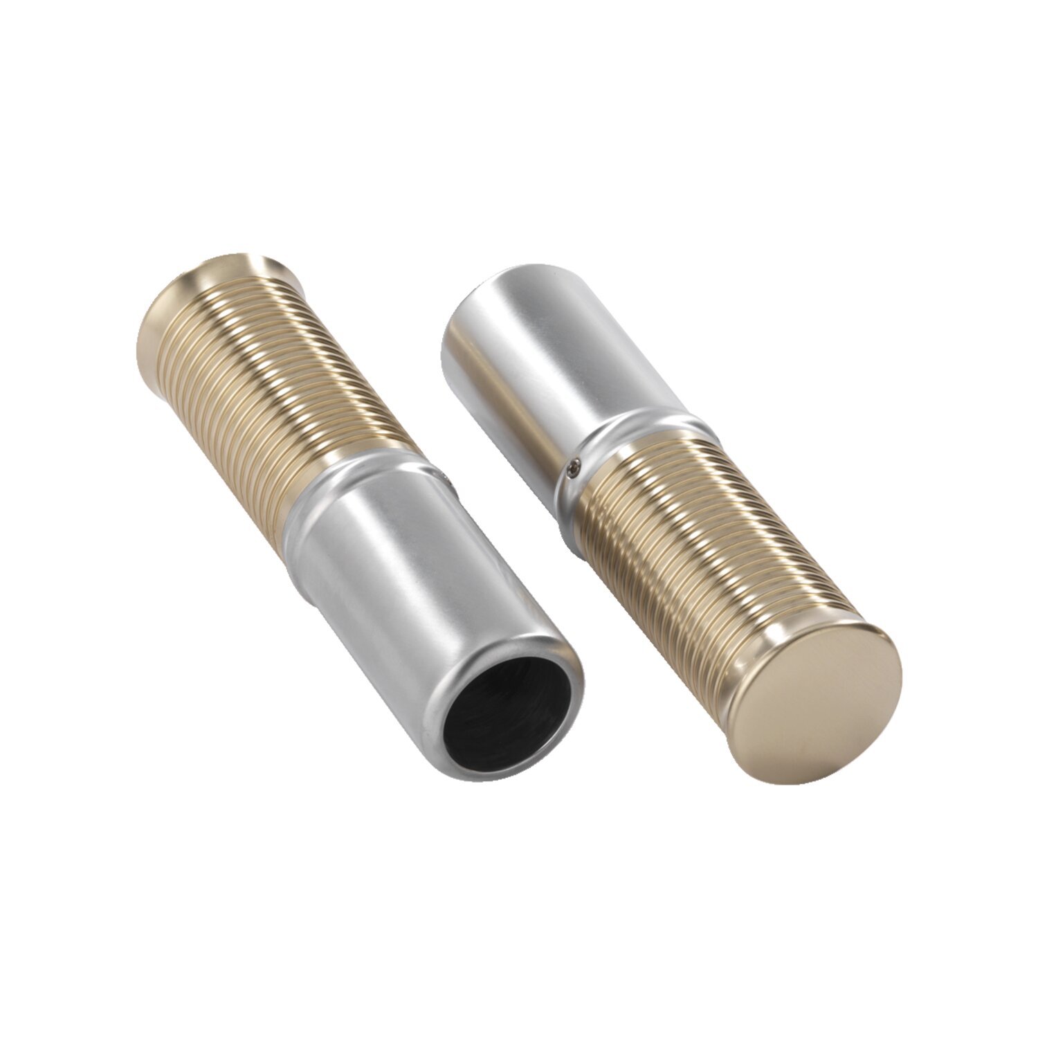 Kustom Tech, FL handlebar grip set. Int. throttle, satin a/b
