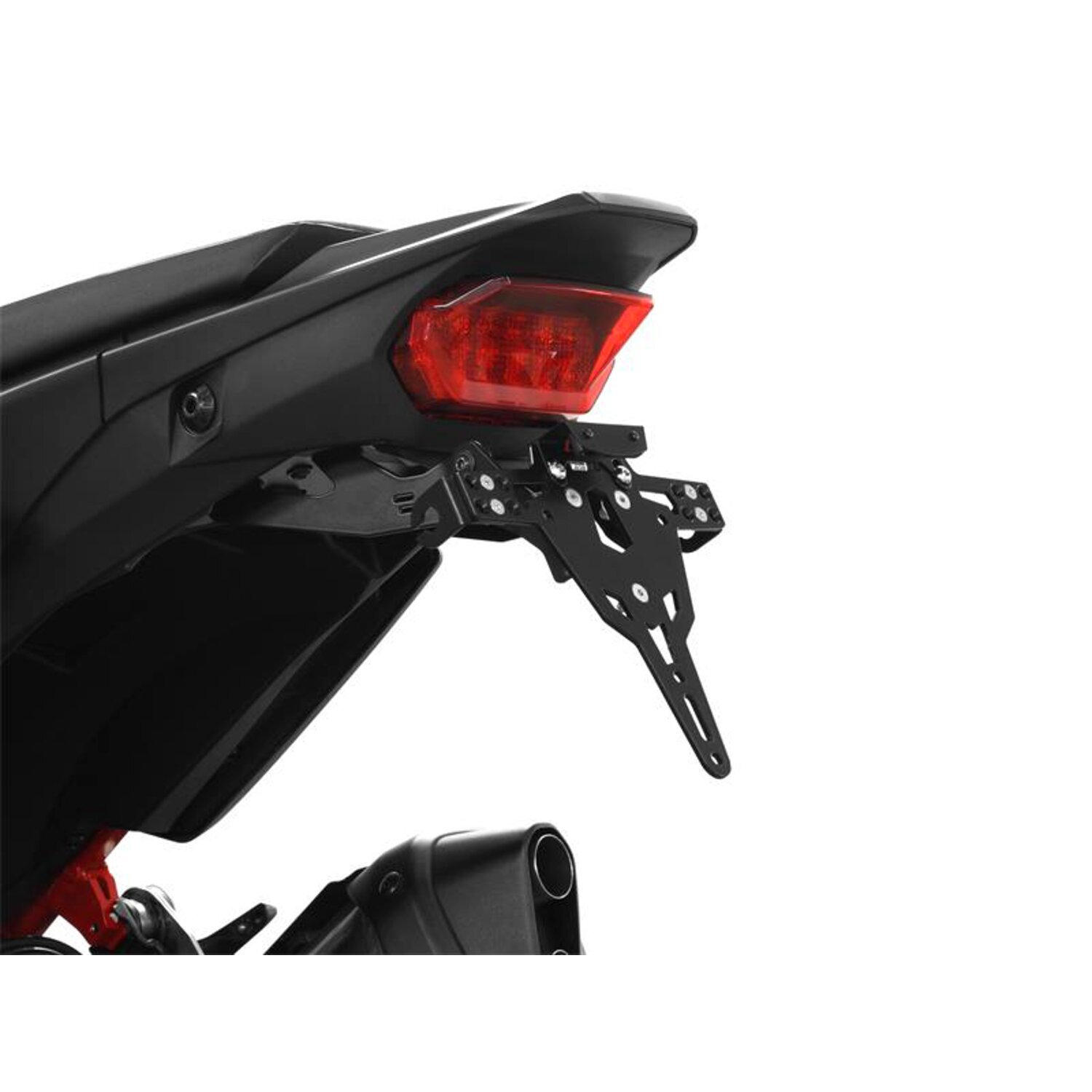Zieger license plate bracket Pro, Black, Matte