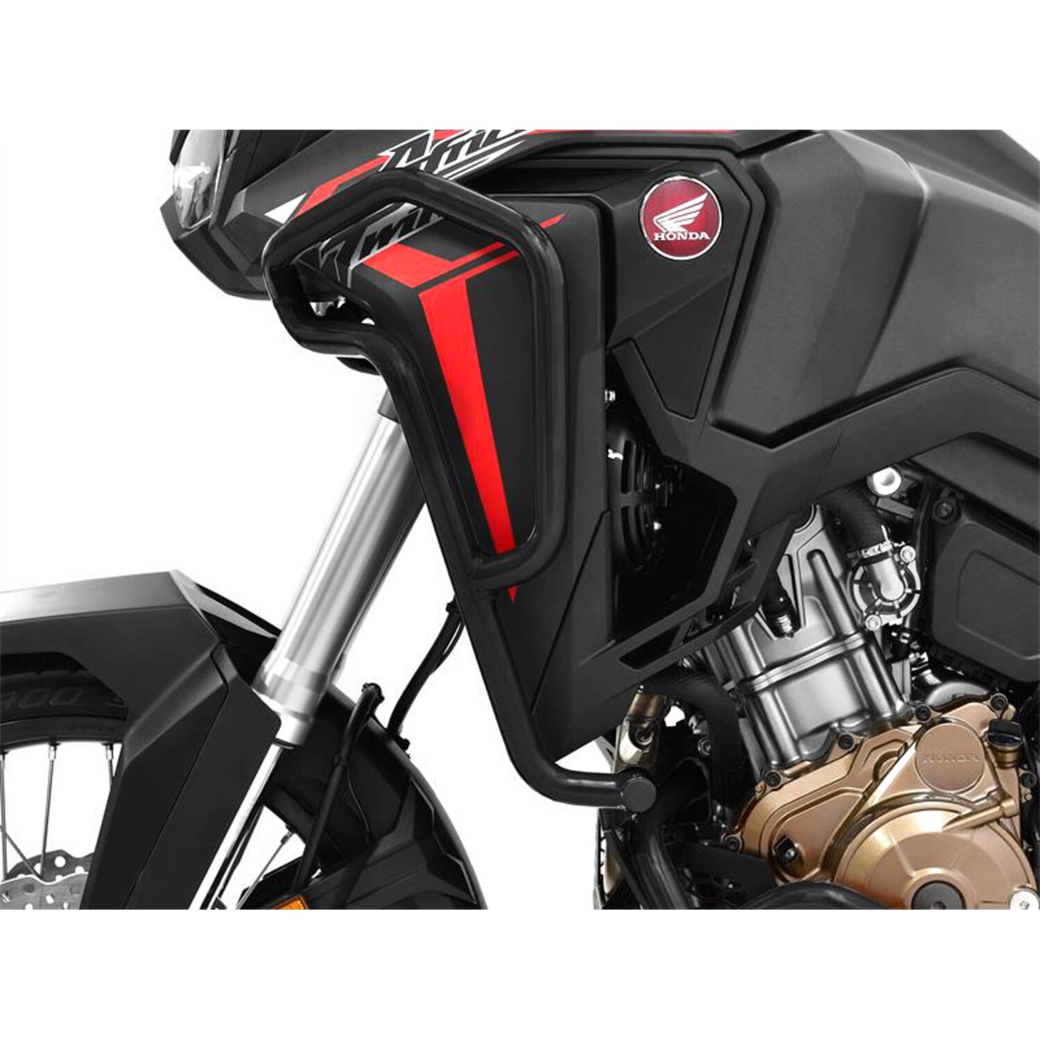 Zieger fairing crash bar, Black, Matte