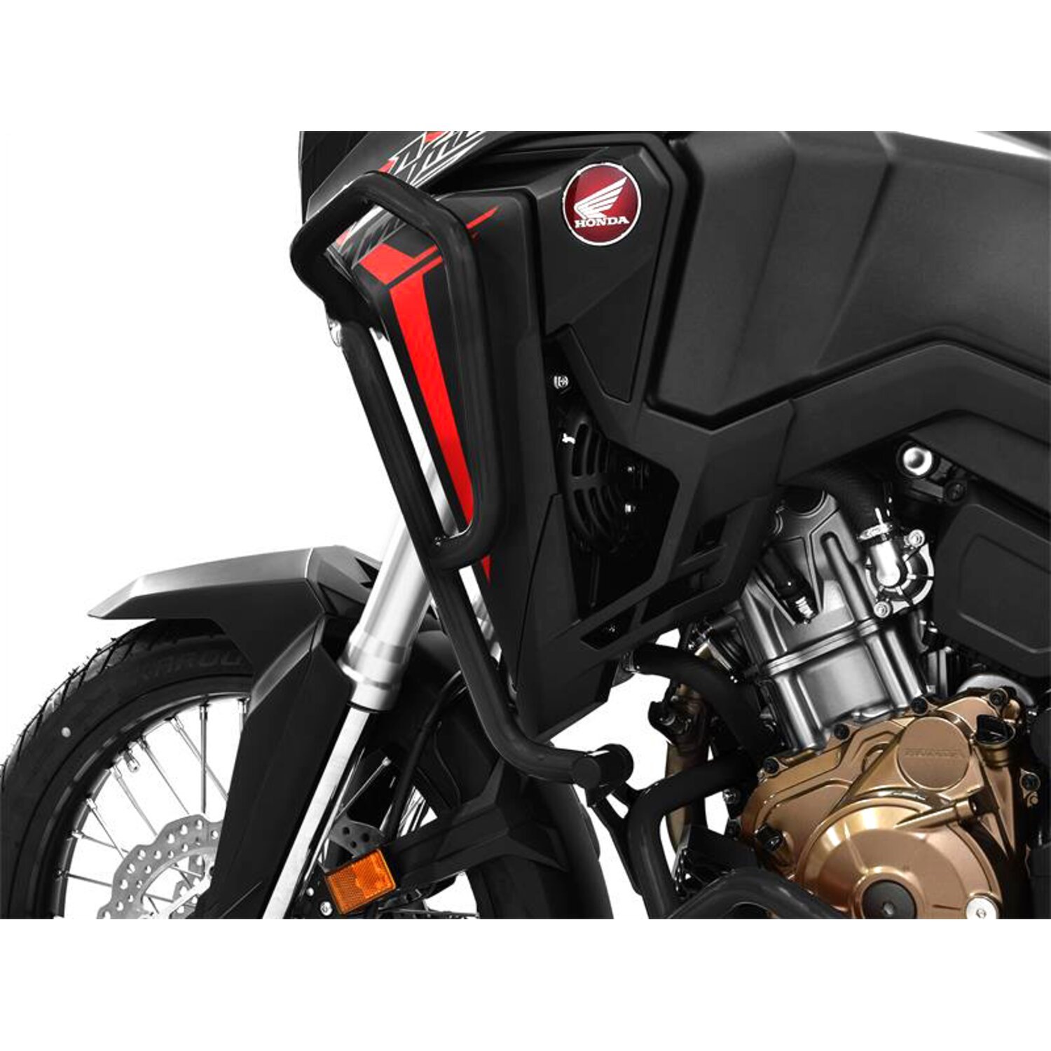 Zieger fairing crash bar, Black, Matte