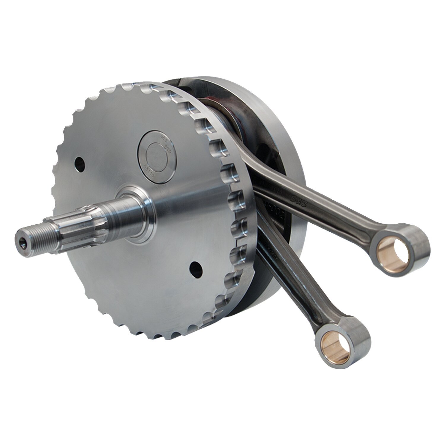S&S, flywheel assembly for 124" T-series 4-1/8" bore engines