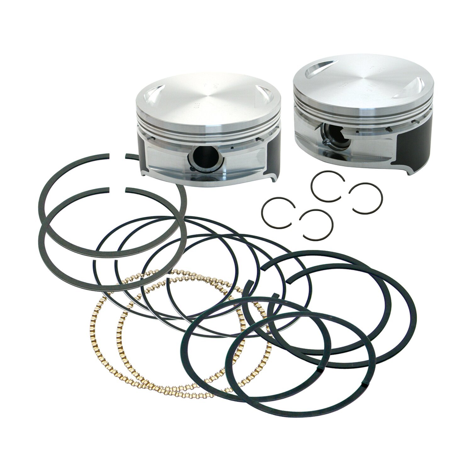 S&S, Twin Cam 106" big bore piston kit. Std