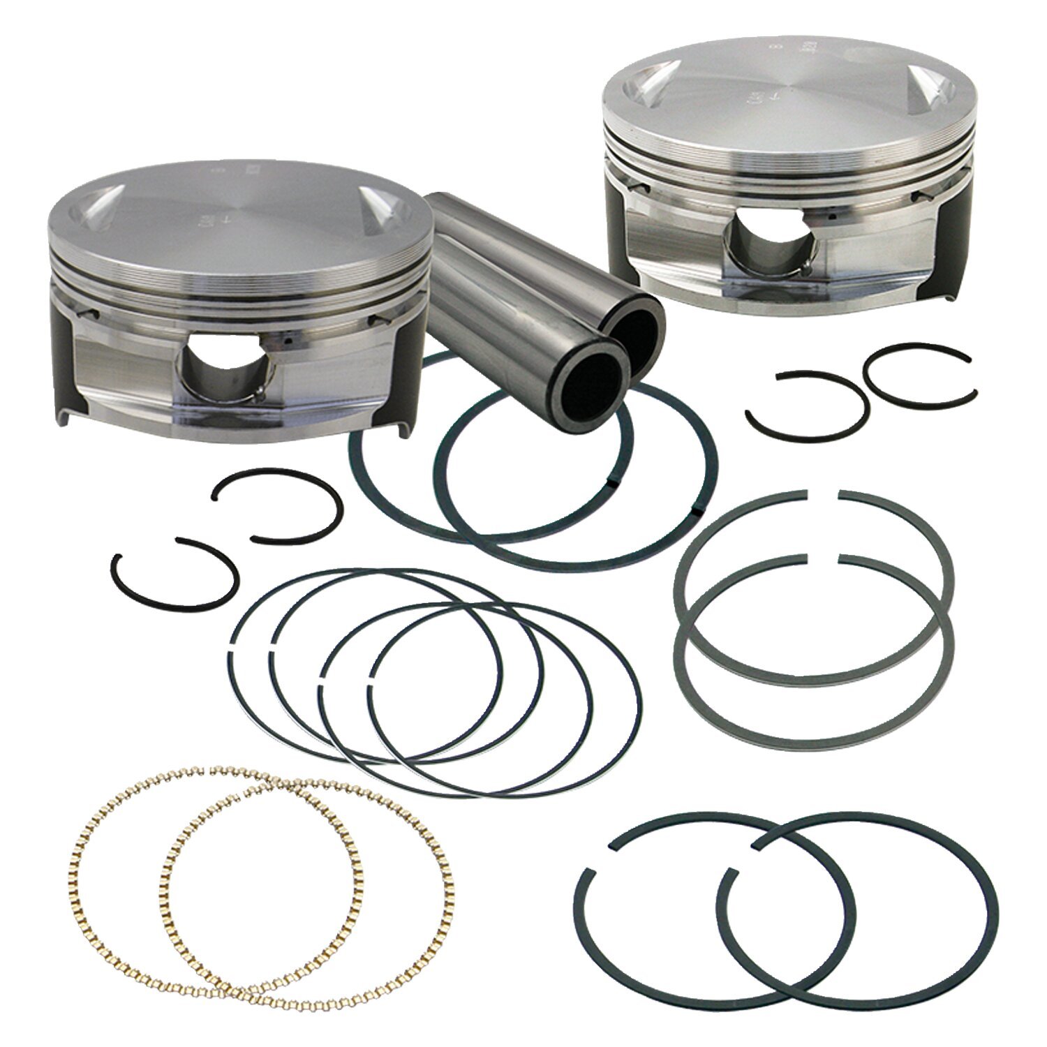 S&S, Twin Cam 106" big bore piston kit. +.020"
