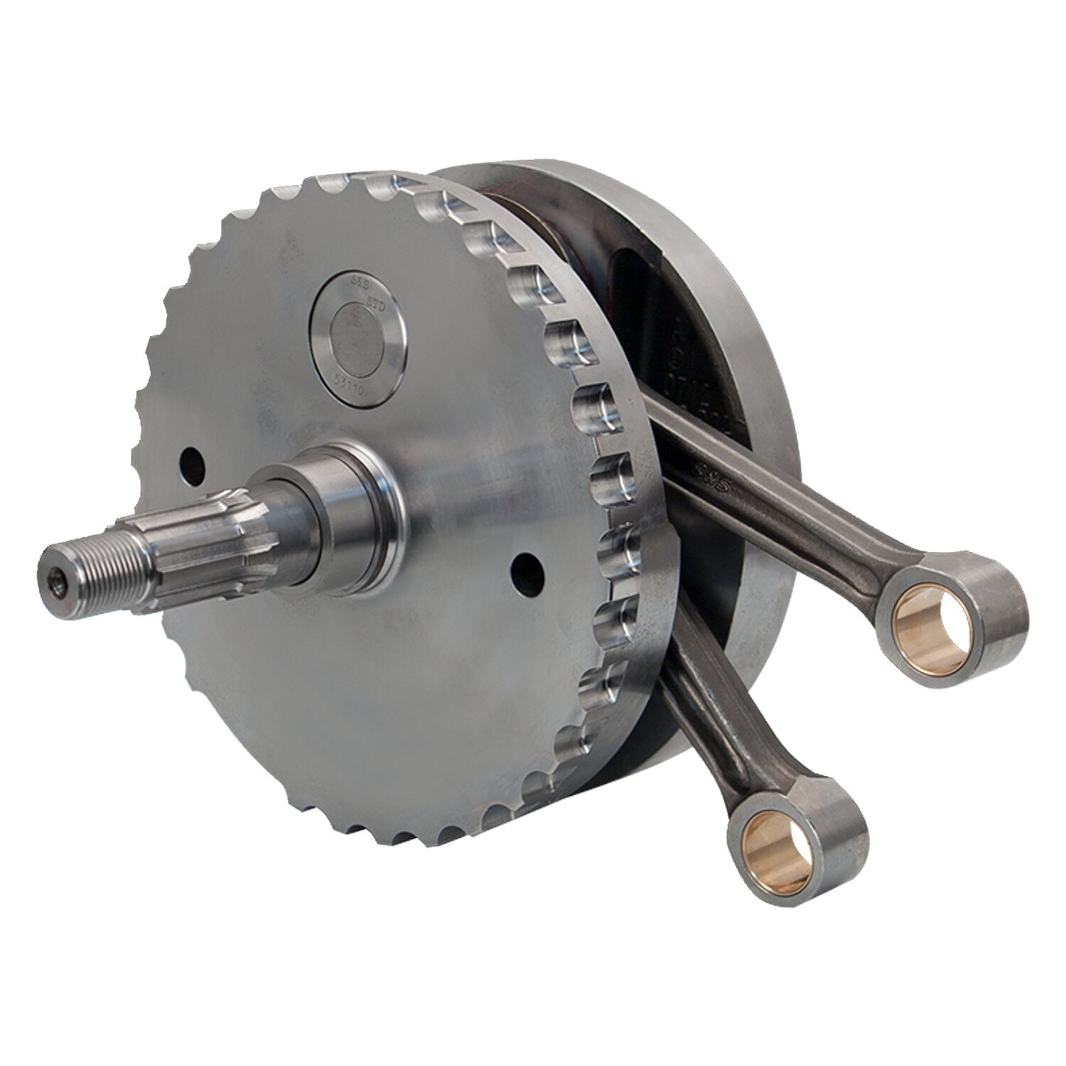 S&S, 00-06 Softail 4-1/2" stroke flywheel assembly