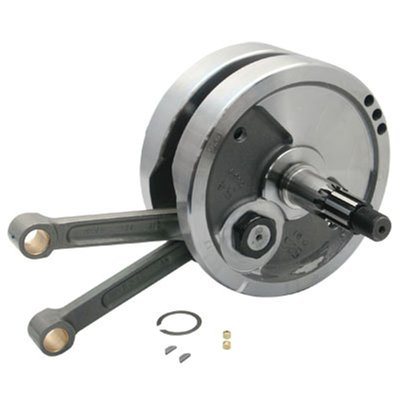 5" stroke with 8-1/4" small diameter flywheels. Stock replacement for S&S engines. No hassle in rebuilding or getting the right parts, it's all here in one package. These are exactly set-up like the flywheels used in current S&S production engines.