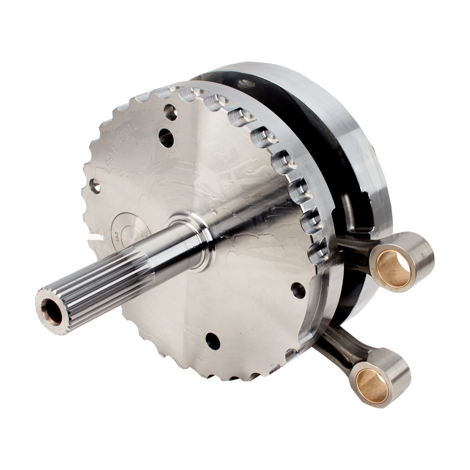 S&S, 06-17 4-3/8" stroke flywheel assembly