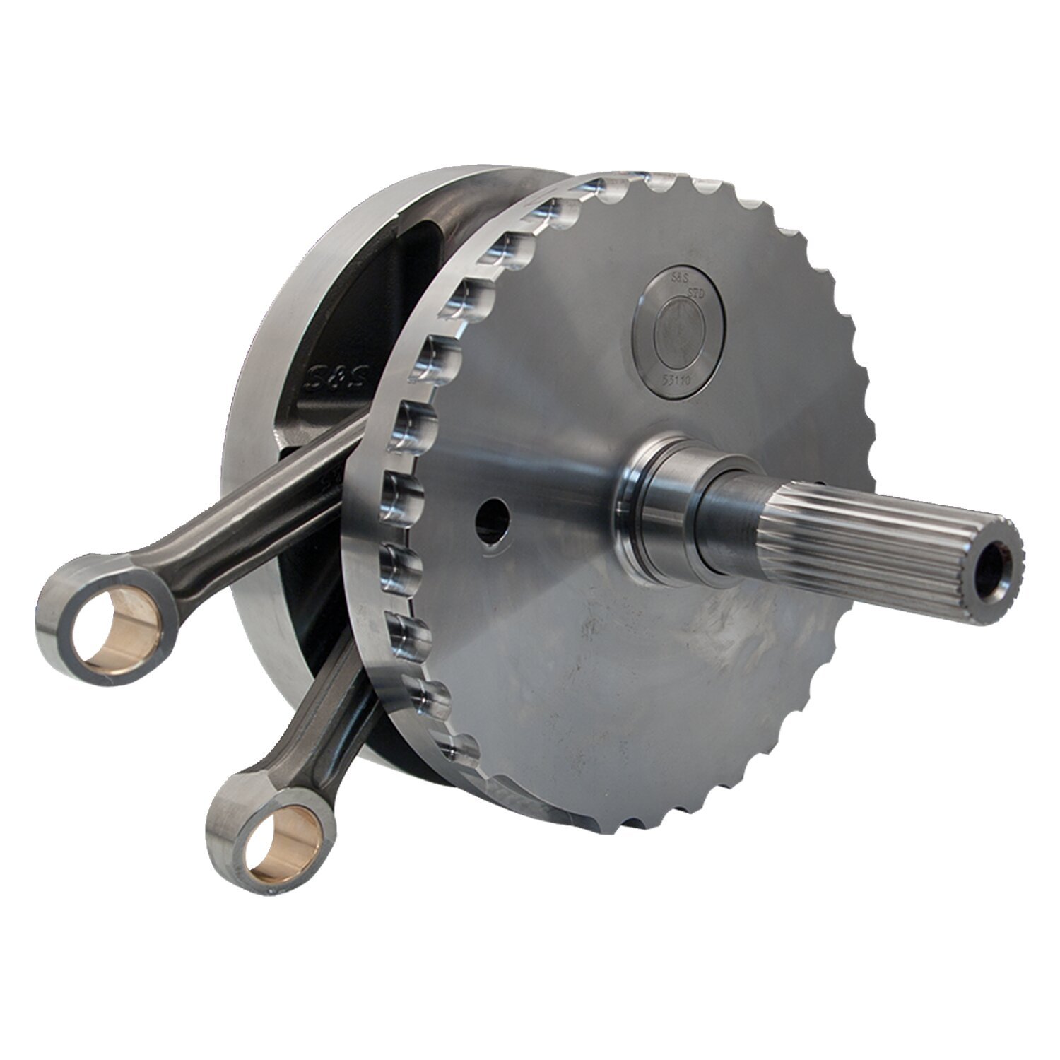 S&S, 07-17 Softail 4-3/8" stroke flywheel assembly