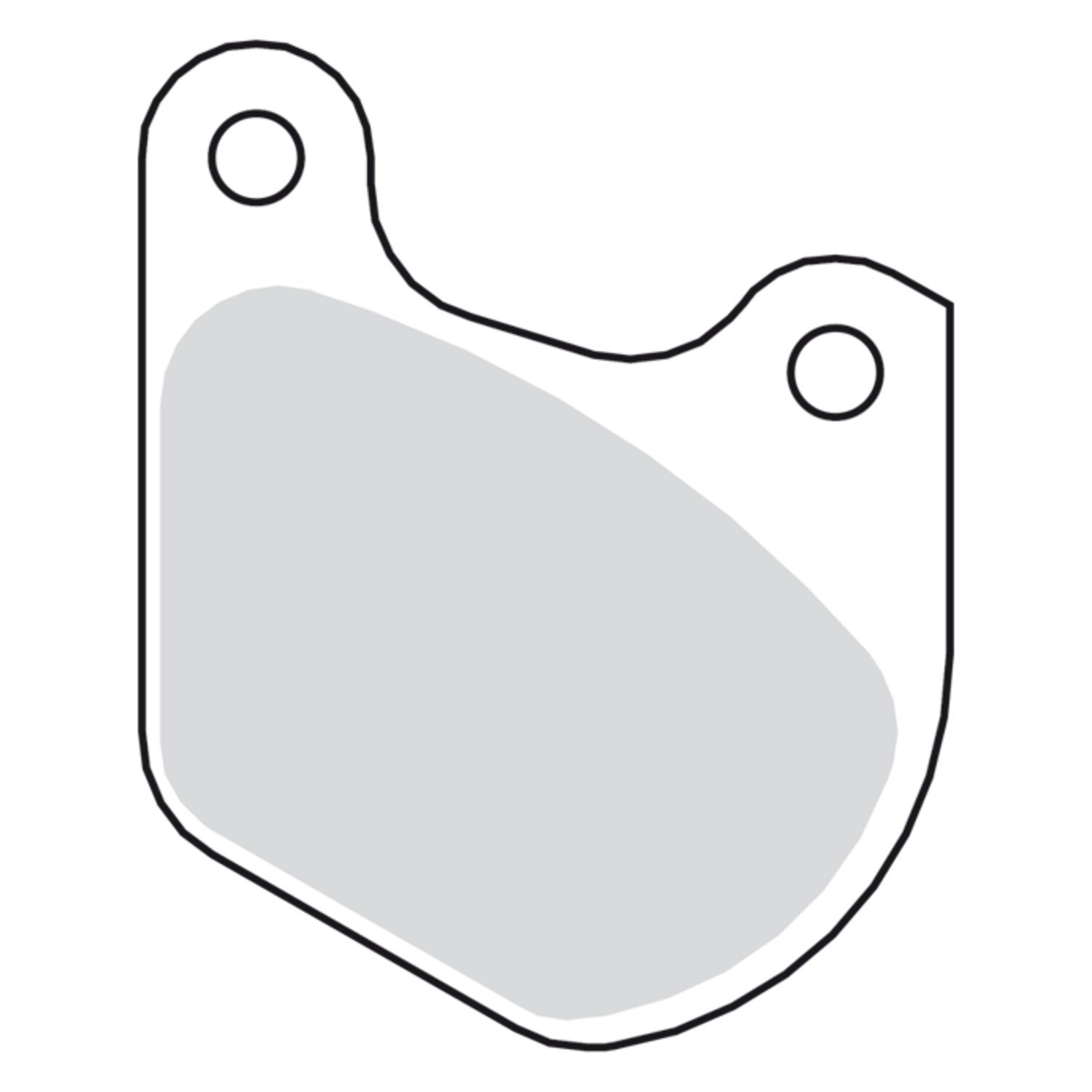EBC, brake pad set. Organic