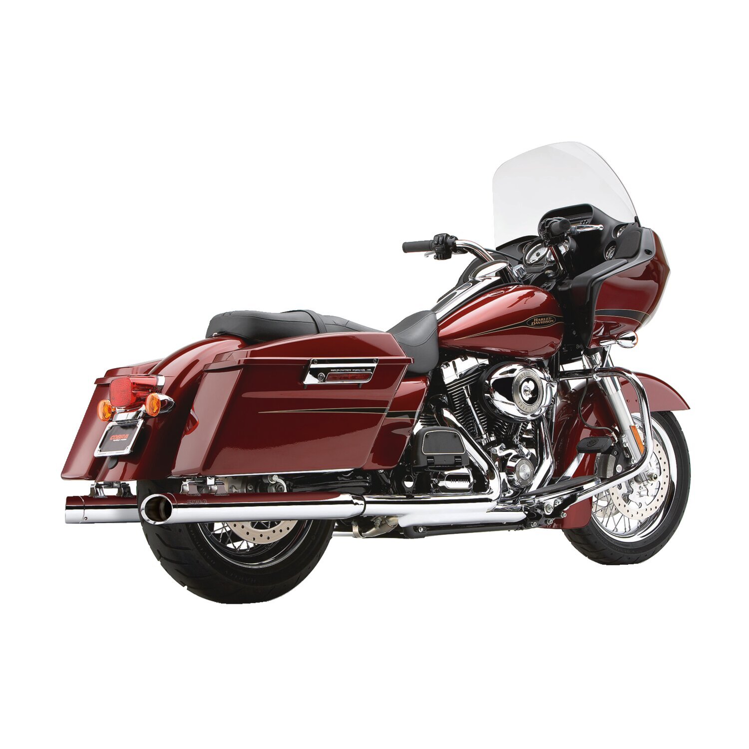 Cobra, 3" slip-on mufflers