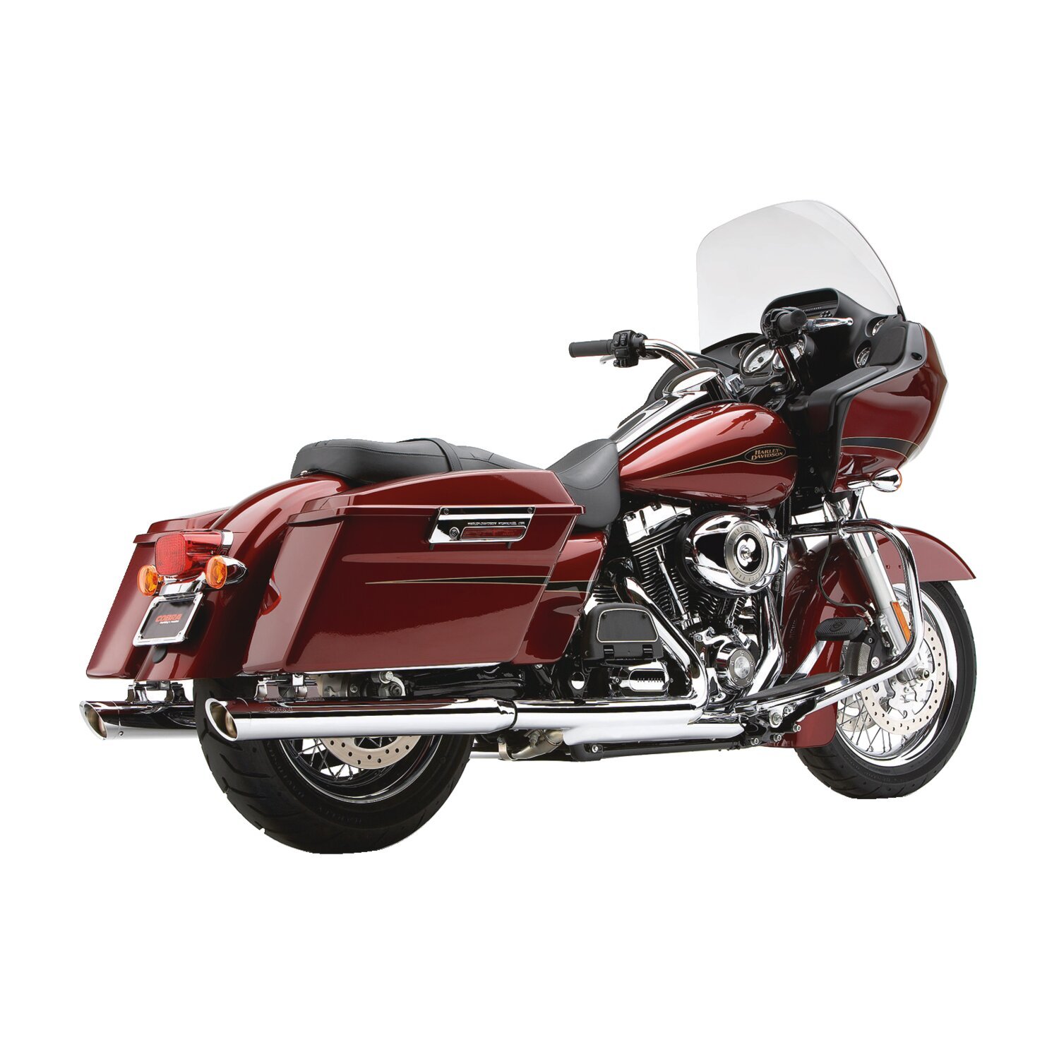 Cobra, 3" slip-on mufflers