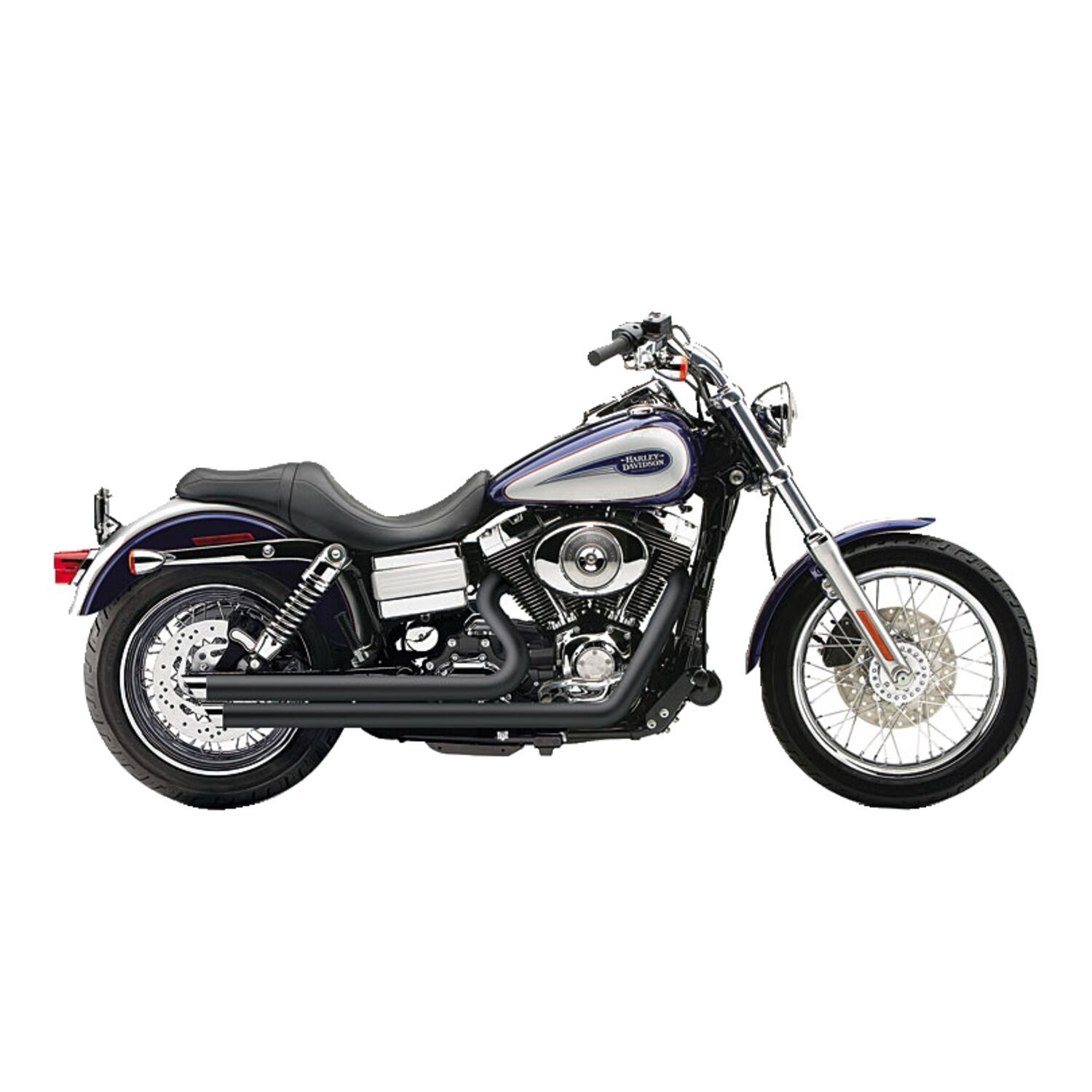 Cobra, Speedster SlashDown exhaust, Black, Chrome