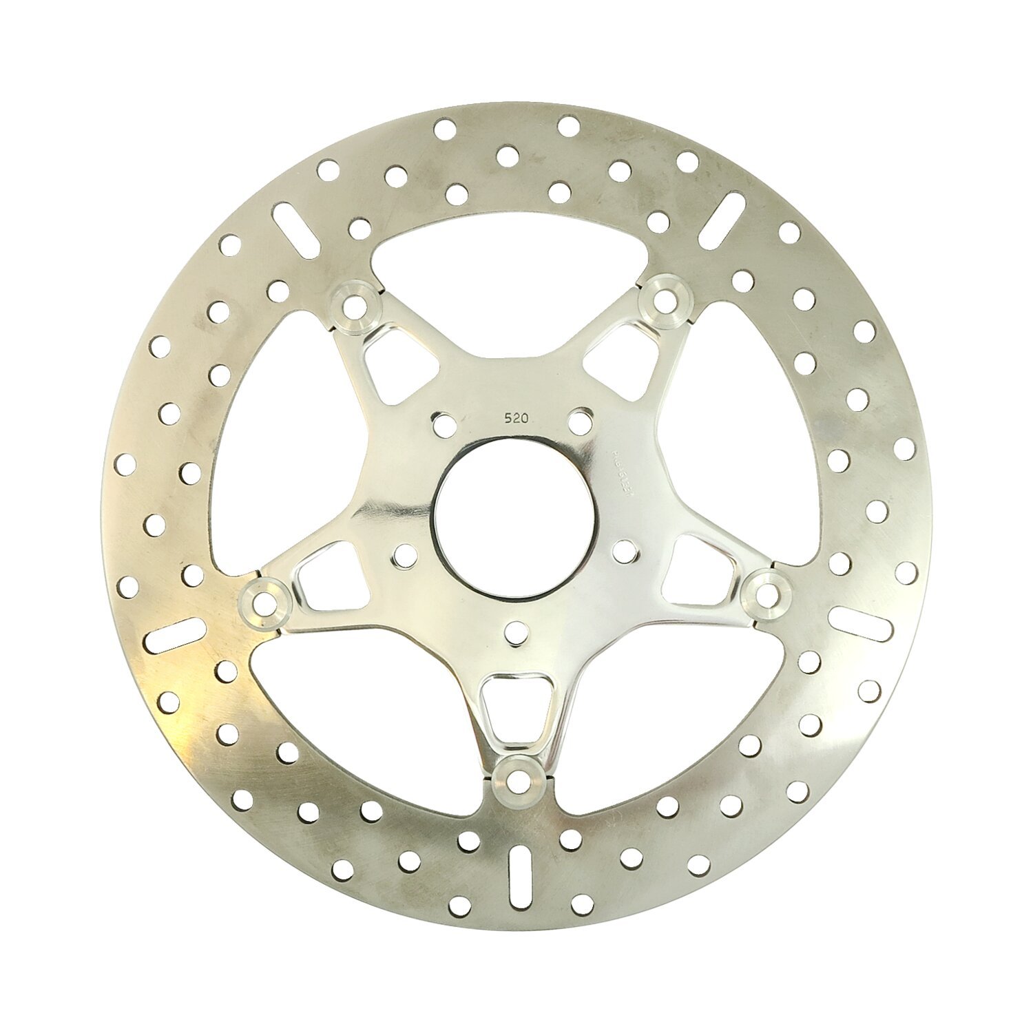 EBC, 5-Button stainless floating brake rotor. Front L/R. Pol