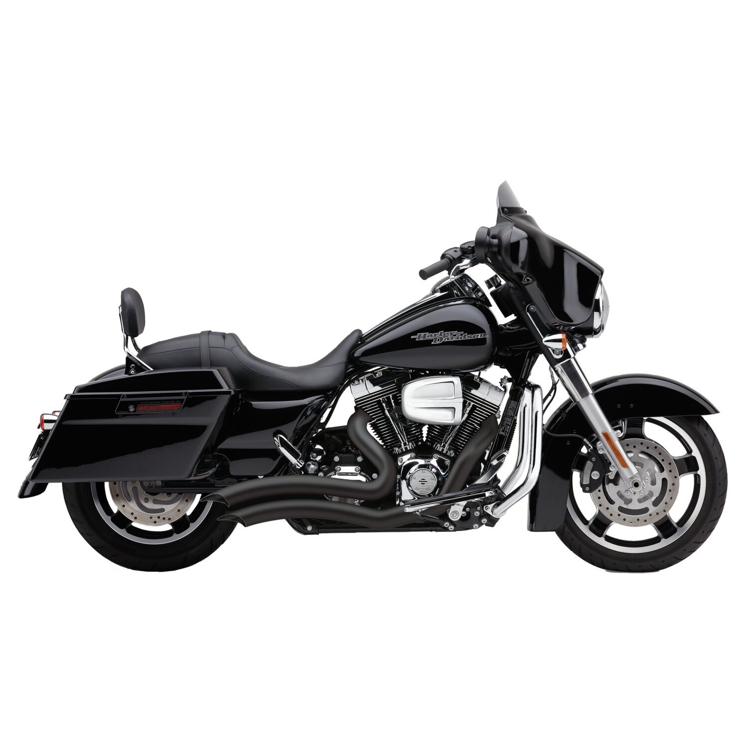 Cobra, Speedster Short Swept exhaust, Black, Matte