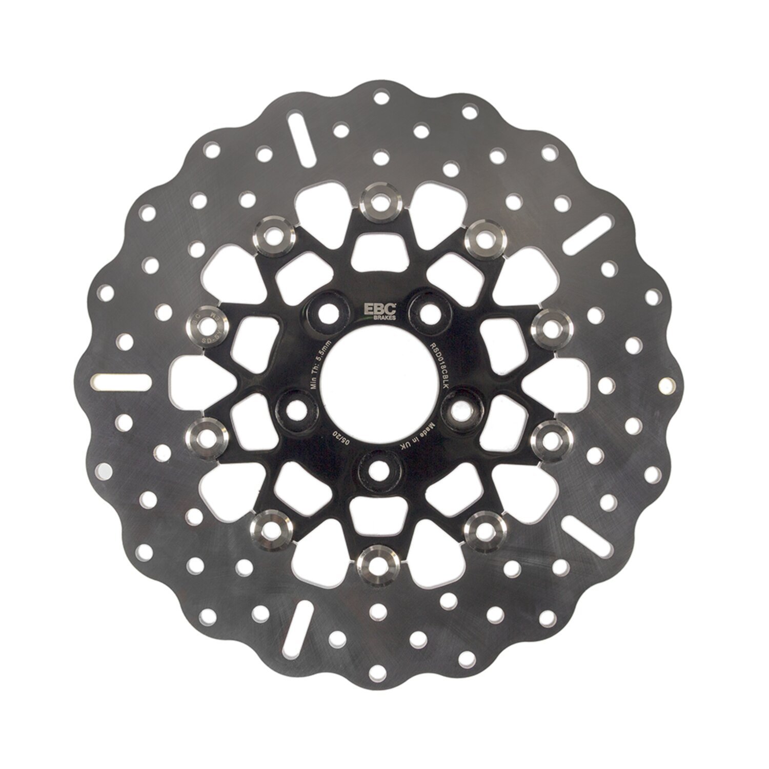 EBC black contour floating rotor