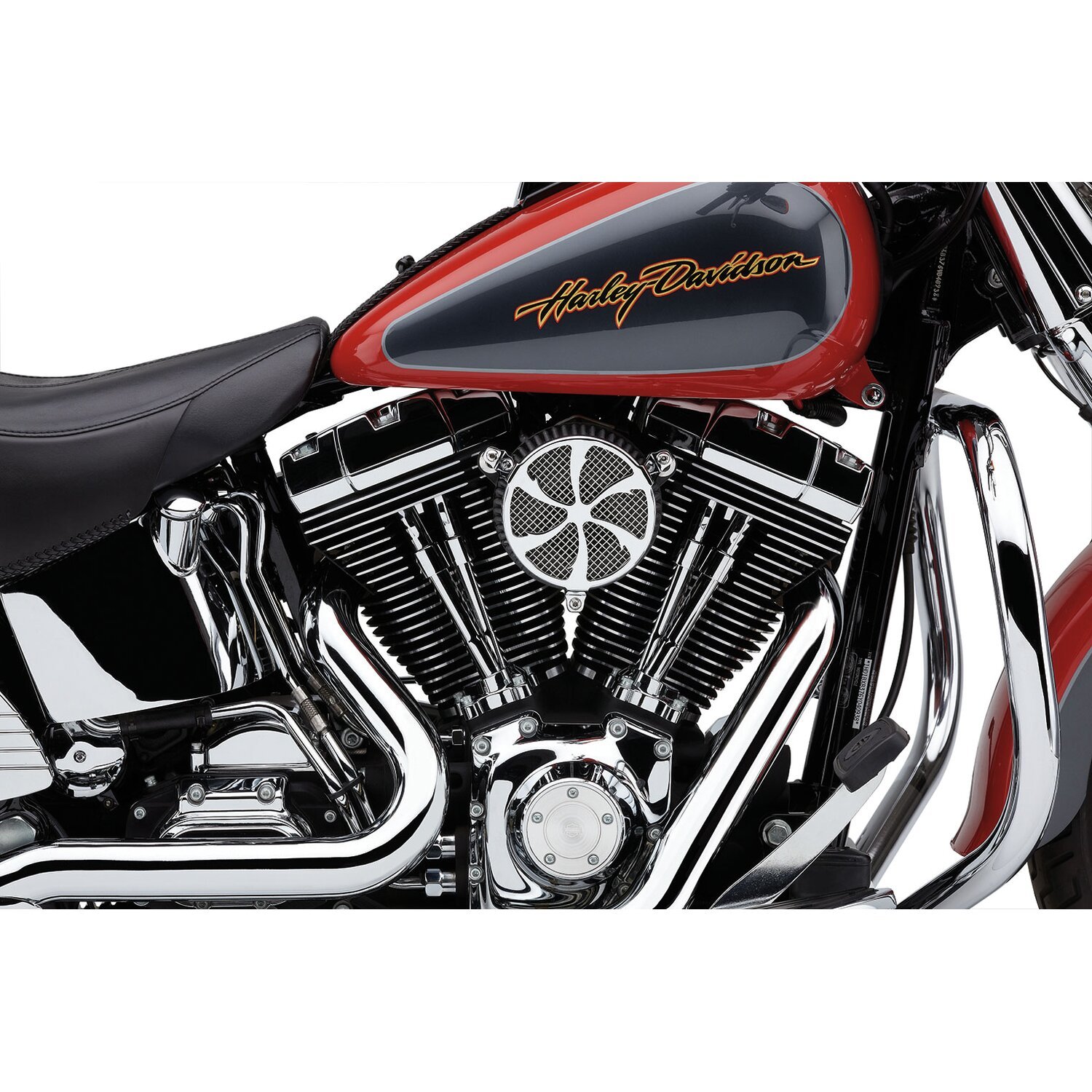 Cobra, naked air cleaner kit. Swept, Chrome