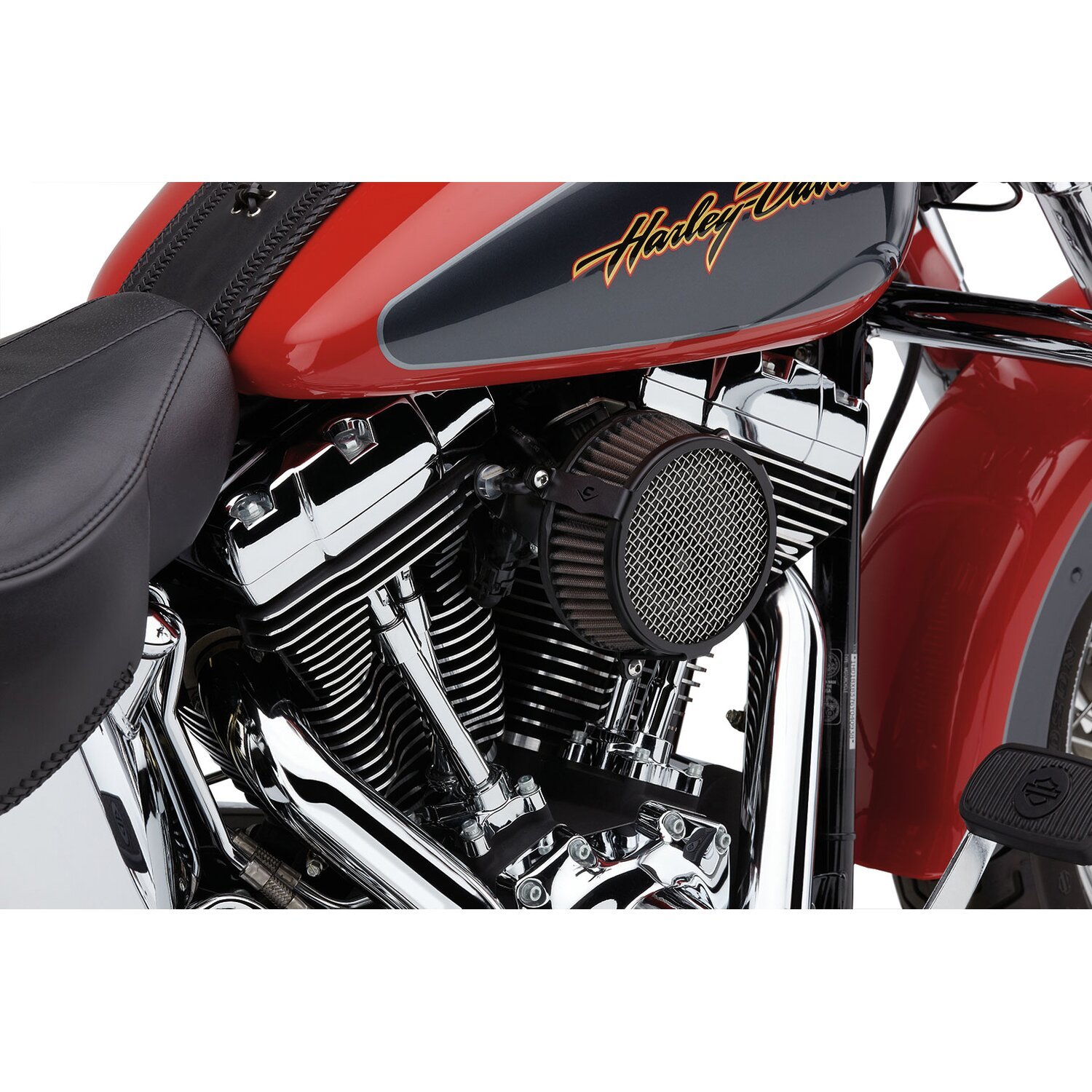 Cobra, Naked air cleaner kit. Plain, Black, Matte