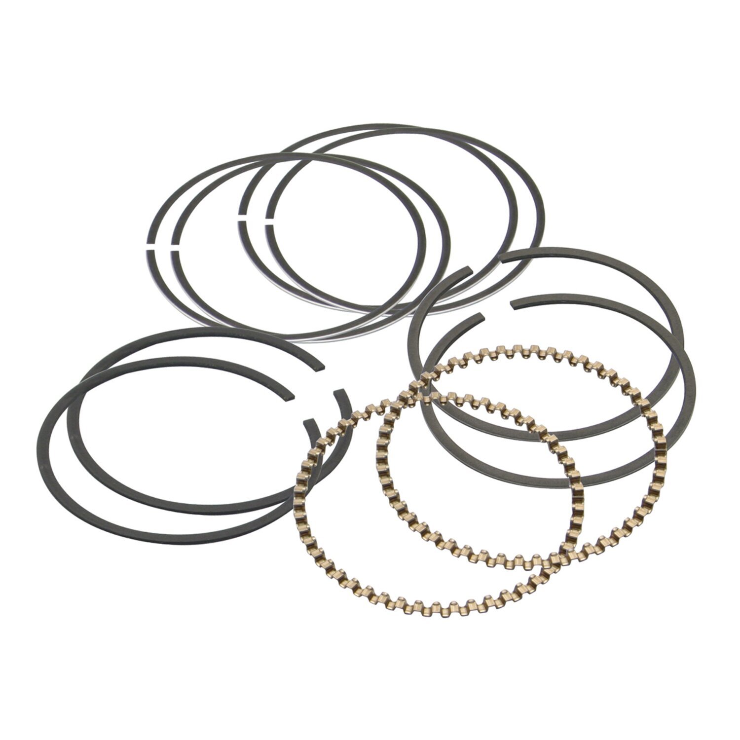 S&S, 3-1/2" bore piston ring set. Std