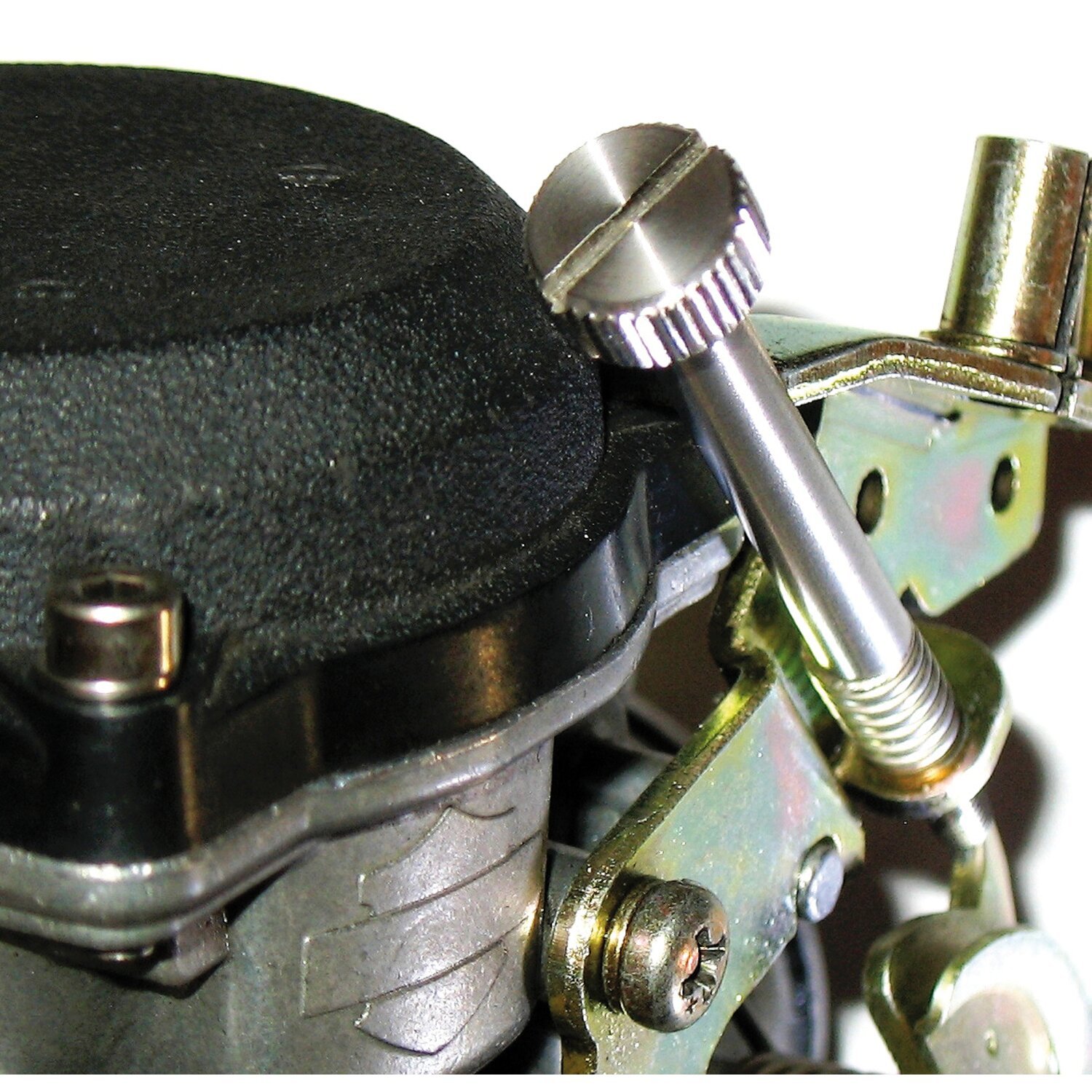 CVP, extended idle screw kit. Hand adjustable, Polished