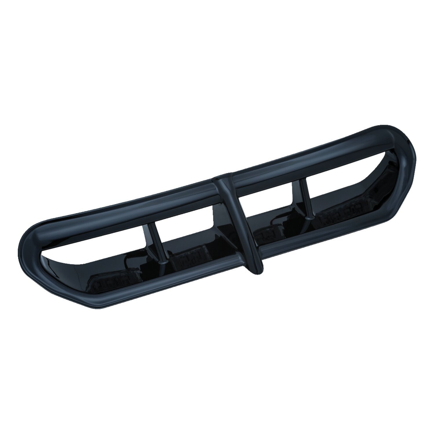 Kuryakyn, LED fairing vent accent, Black, Gloss