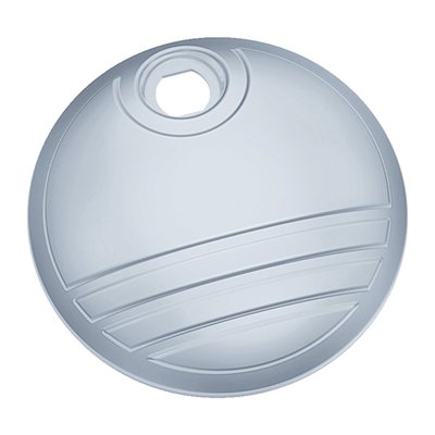 Chrome plated A380 aluminum. Great styling improvement. Direct replacement for the OEM door. Installs with regular hand tools and re-uses stock mounting hardware. 

Note: Style matches with other Kuryakyn Tri-Line products.