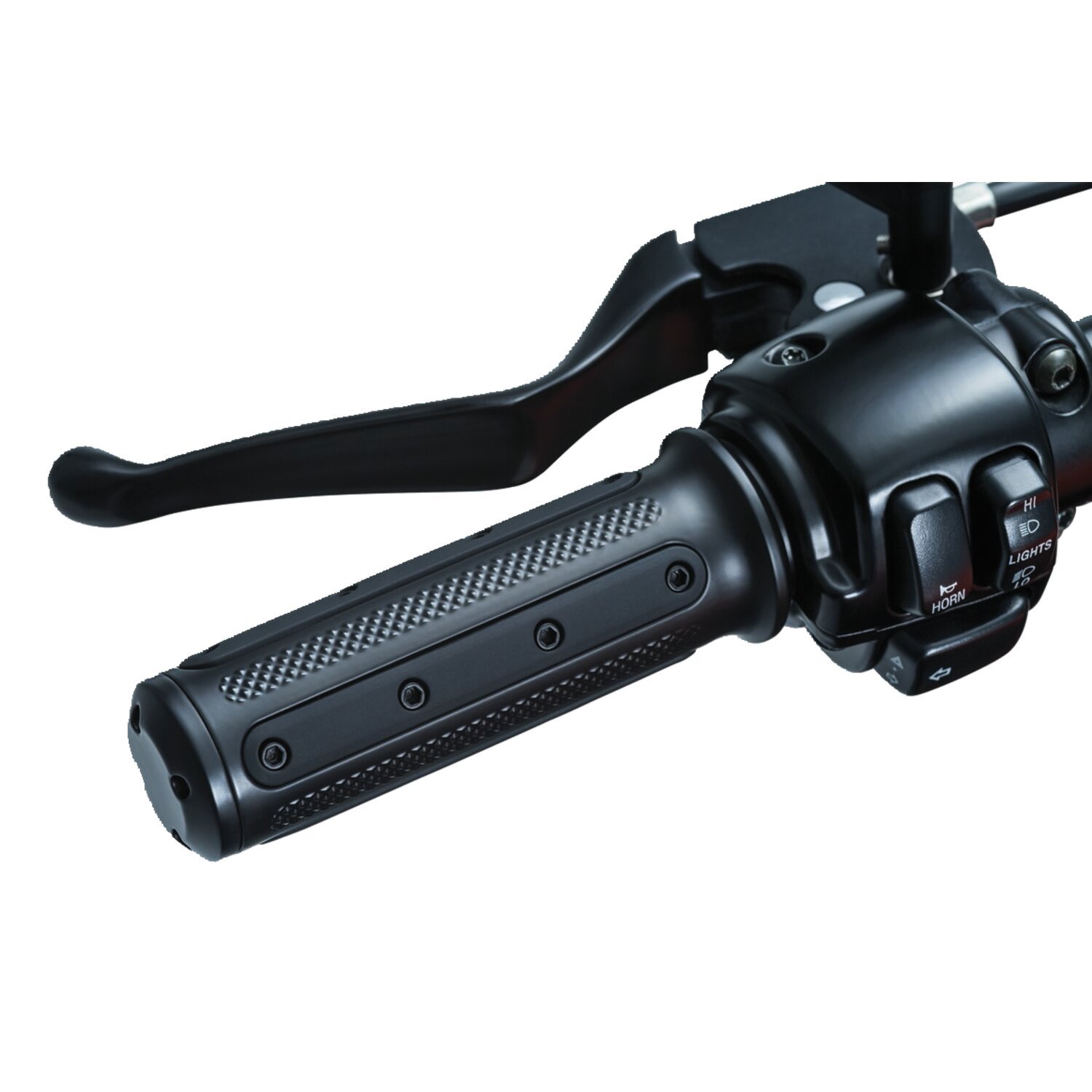 Kuryakyn, Heavy industry grips, Black, Satin
