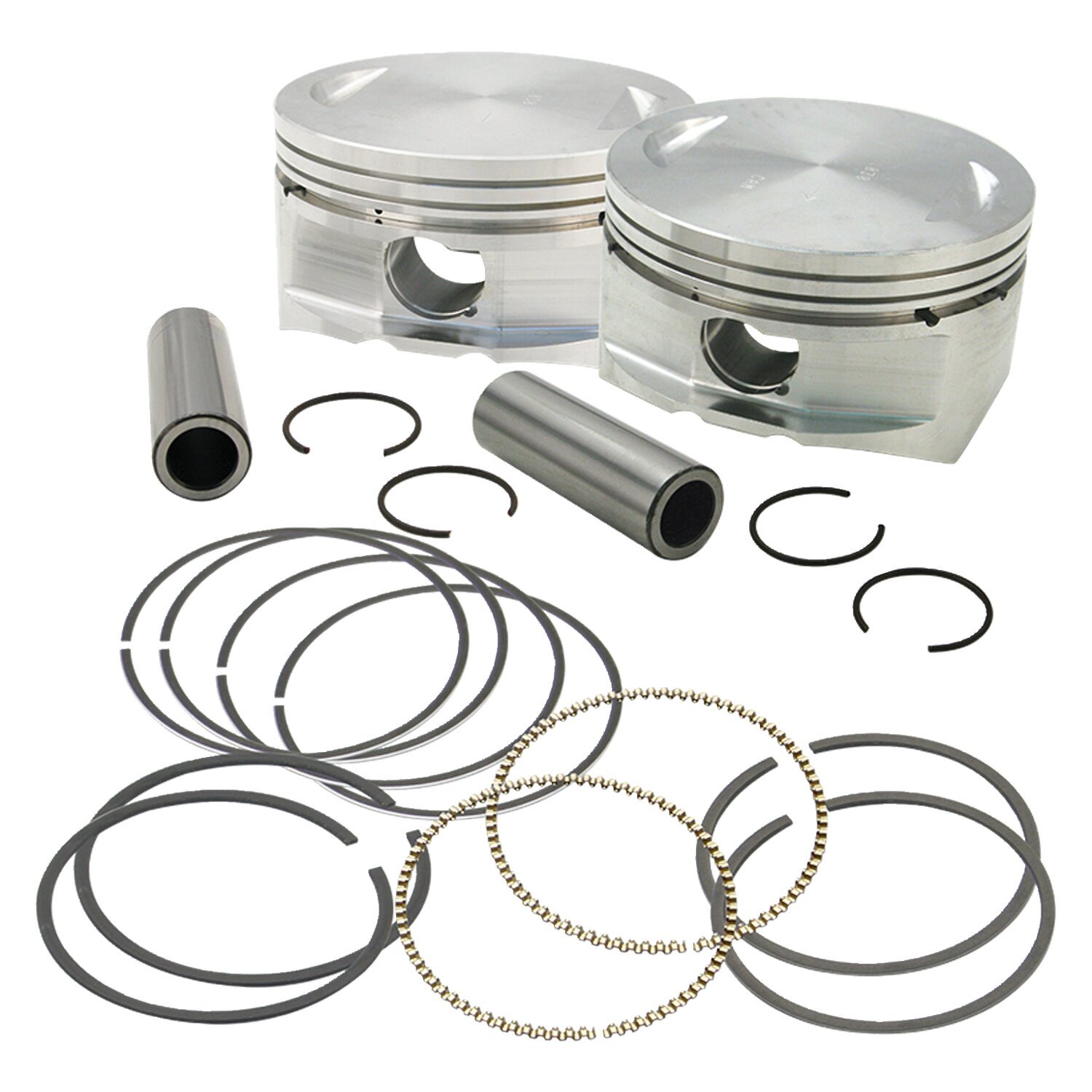 S&S, 3.927" big bore conversion piston & ring kit. +.010"