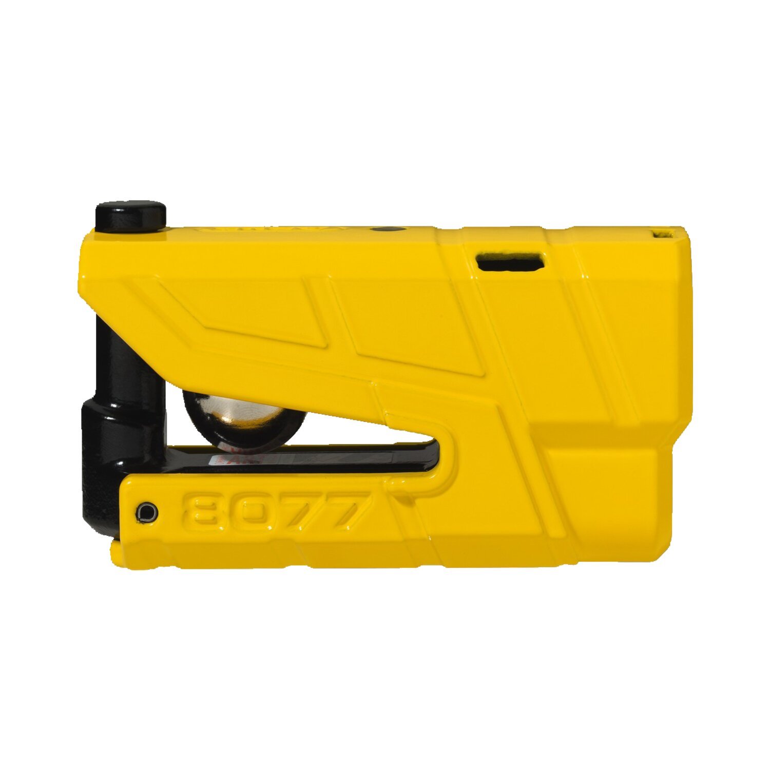 Abus, 8077 Granit Detecto X-plus lock & black loop chain, Yellow