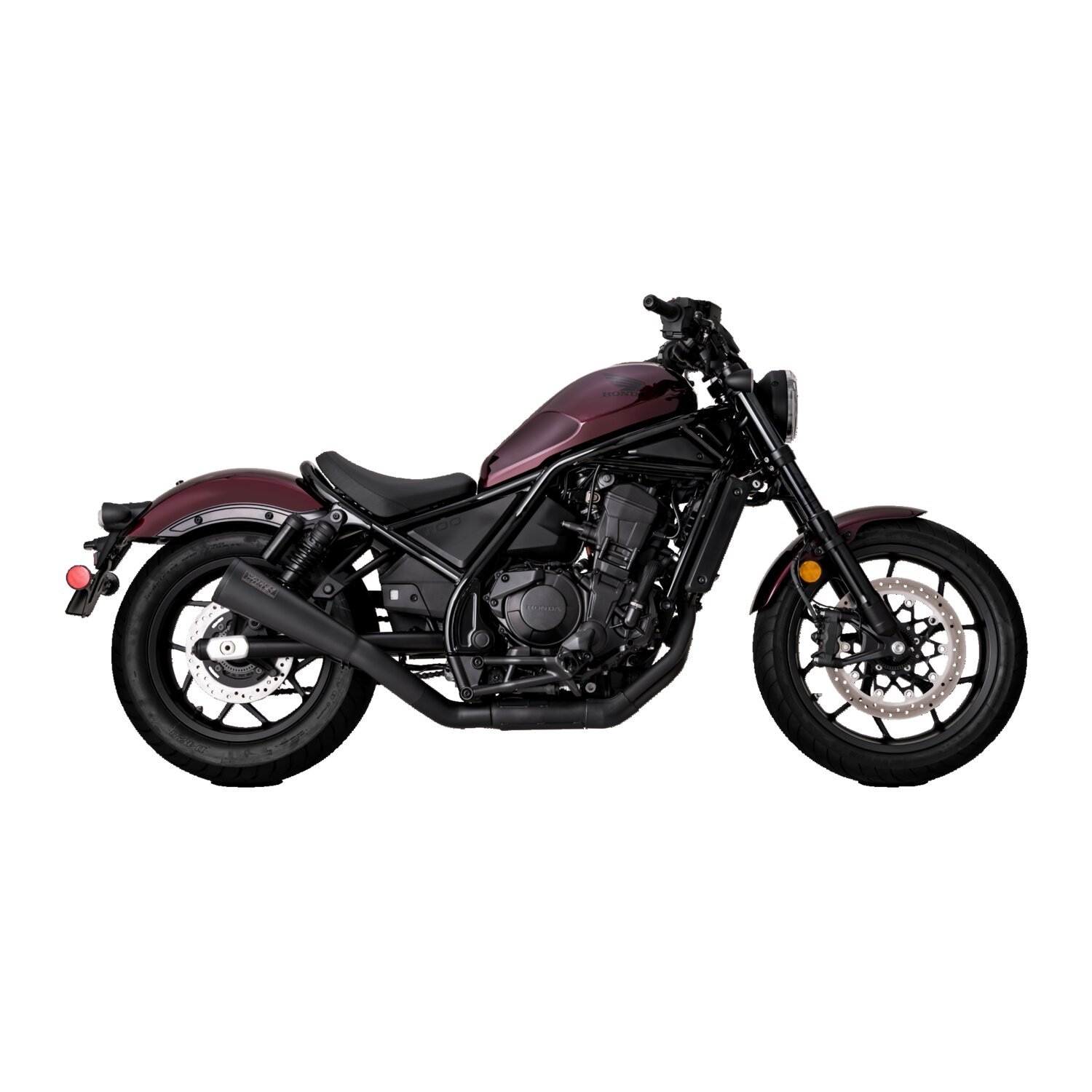 Vance & Hines, Upsweep slip-on exhaust muffler, Black, Matte