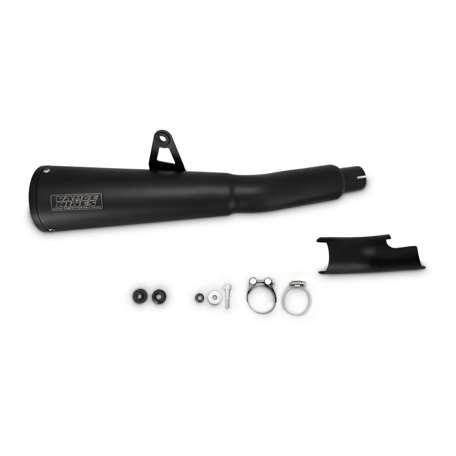Vance & Hines, Upsweep slip-on exhaust muffler, Black, Matte