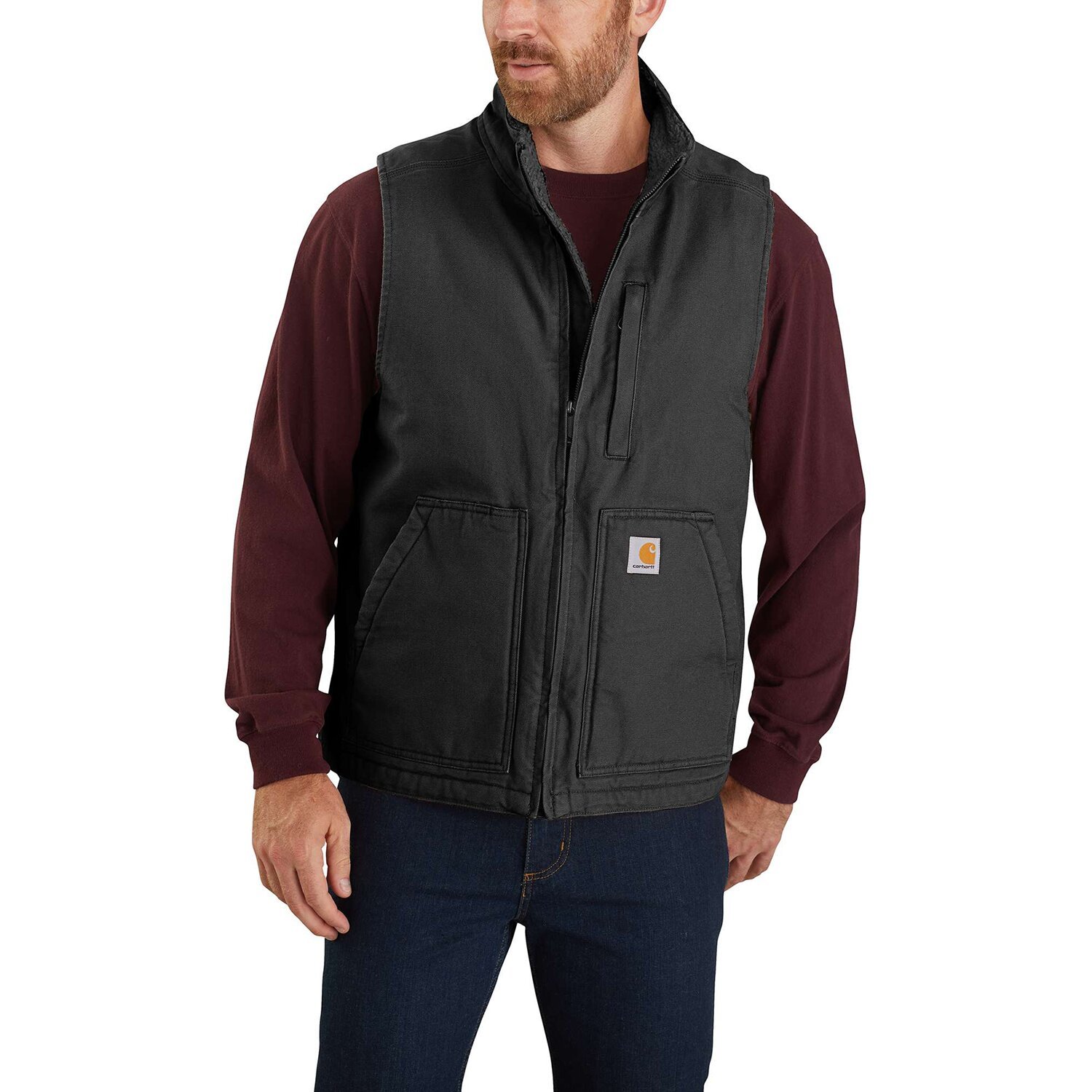 Carhartt Sherpa lined vest, Black, 2XL