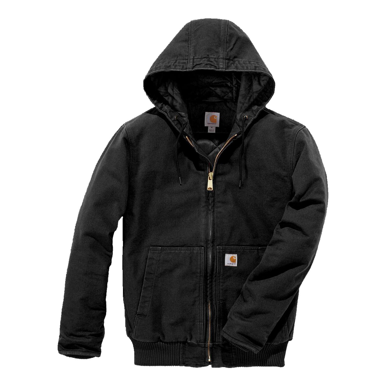 Carhartt Washed insulated jacket, Black, M