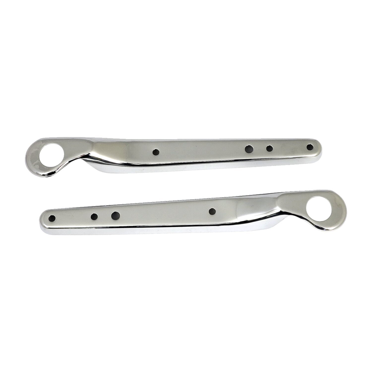 94-03 XL fender strut covers, Silver, Chrome