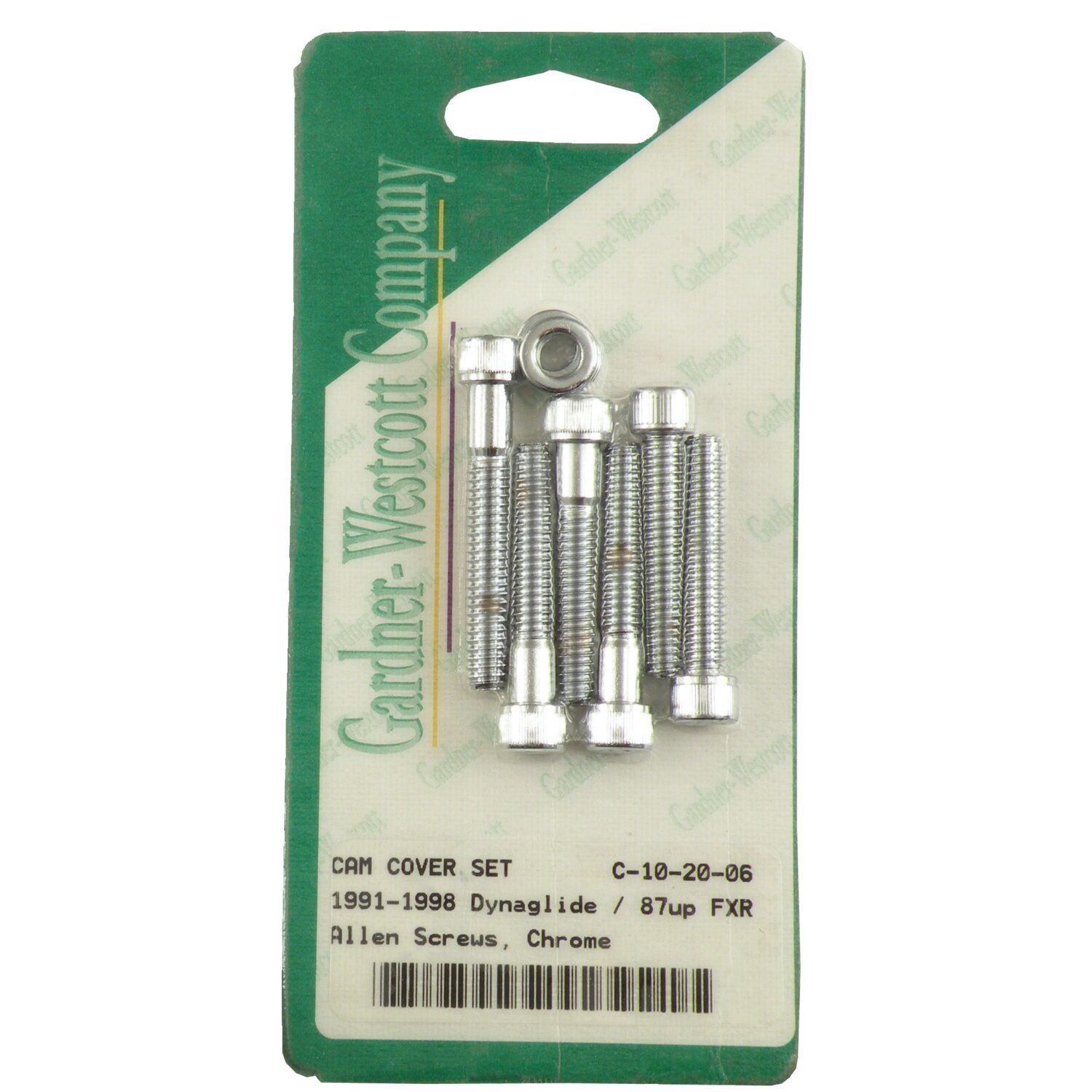 Big Twin cam cover mount kit, chrome allen
