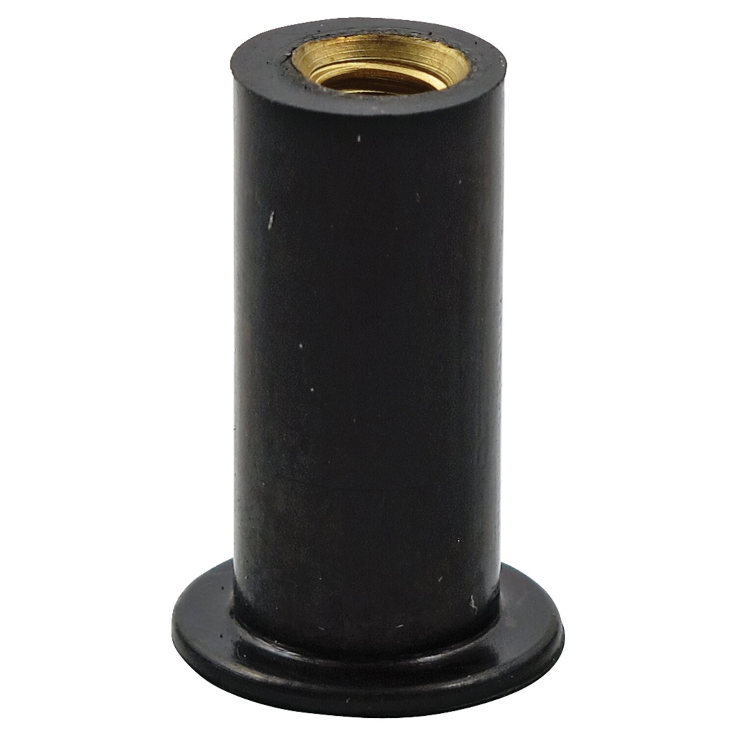 Neoprene well nut, 10/32 threaded, Black