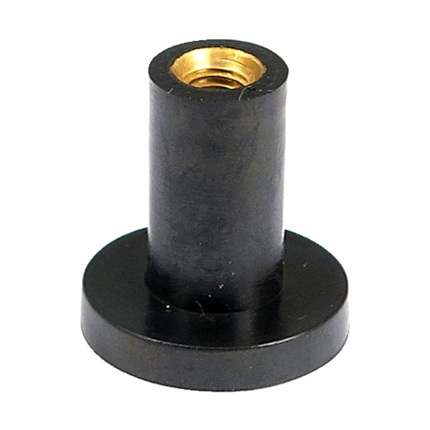 Neoprene well nut, 10/32 threaded, Black