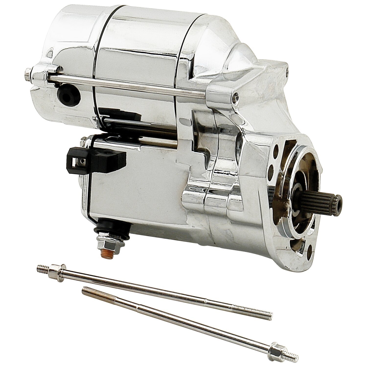 Accel, Ultra Tork starter motor, 1.4kW, Chrome