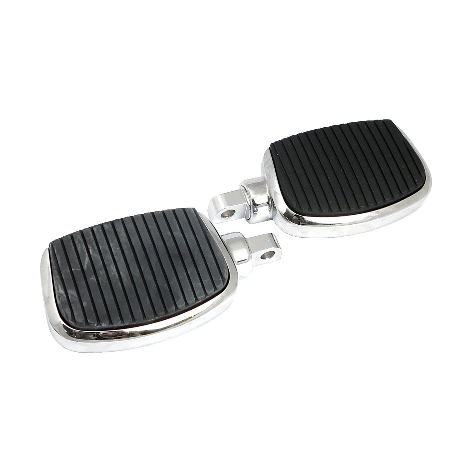 Mini floorboard kit. 3" long, Chrome