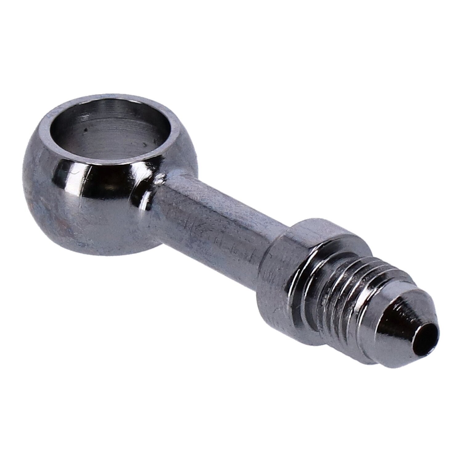 Goodridge Banjo fitting chrome 7/16" straight 11mm