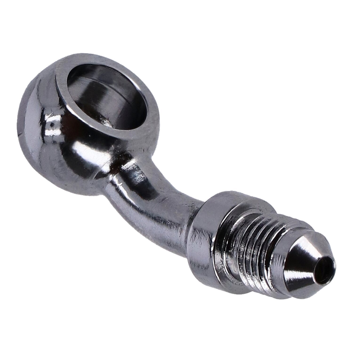 Goodridge Banjo fitting chrome 3/8", 20 degrees, 10mm