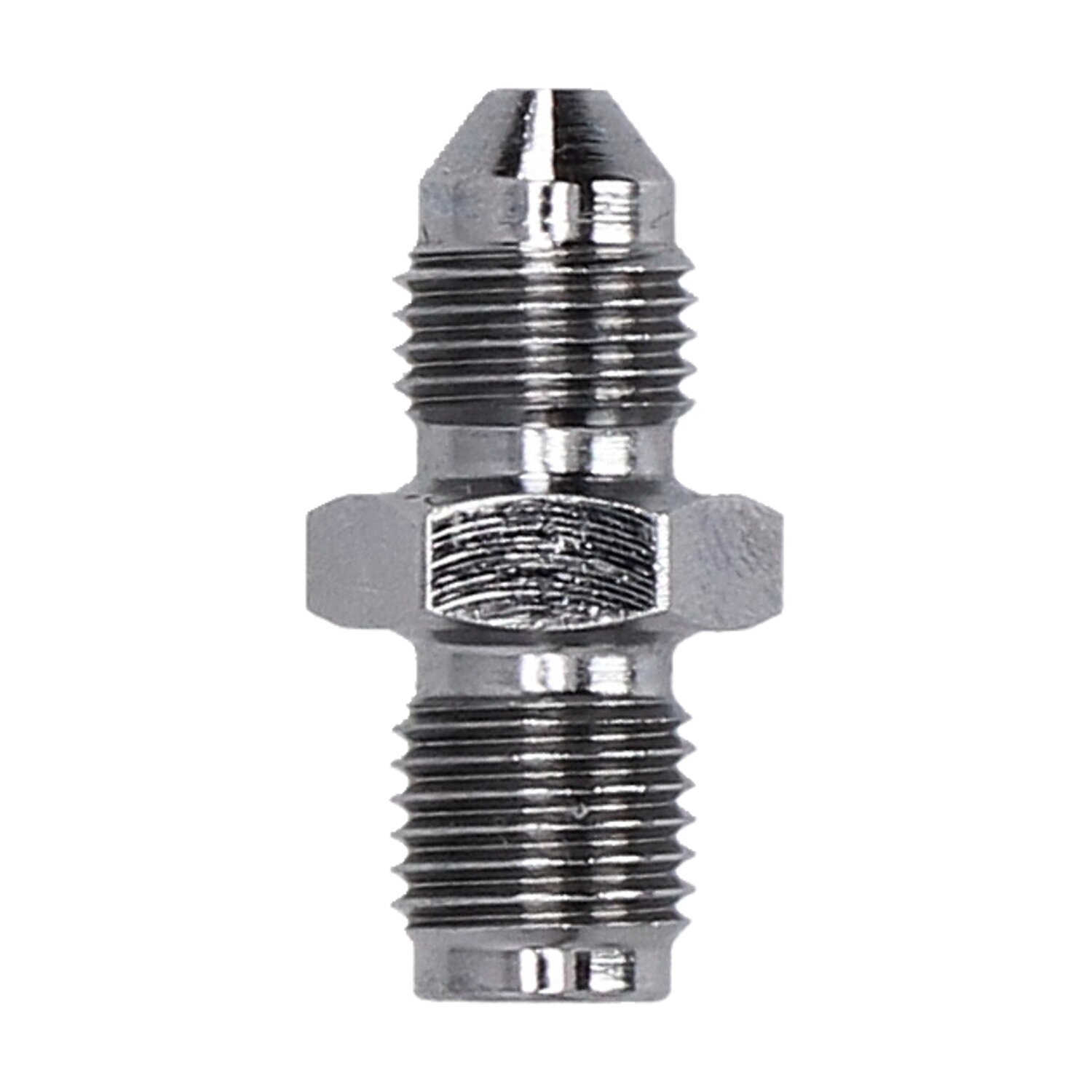 Goodridge brake line adapter 3/8"-24 inverted flare chr