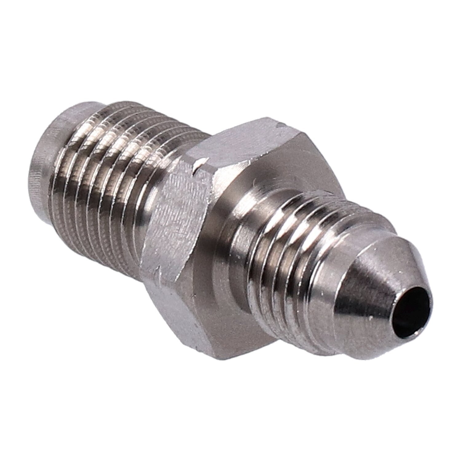 Goodridge adapter fitting, high polished stainless