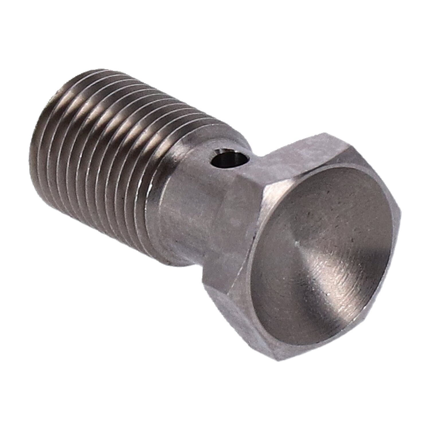 Goodridge banjo bolt, 7/16-24. SS