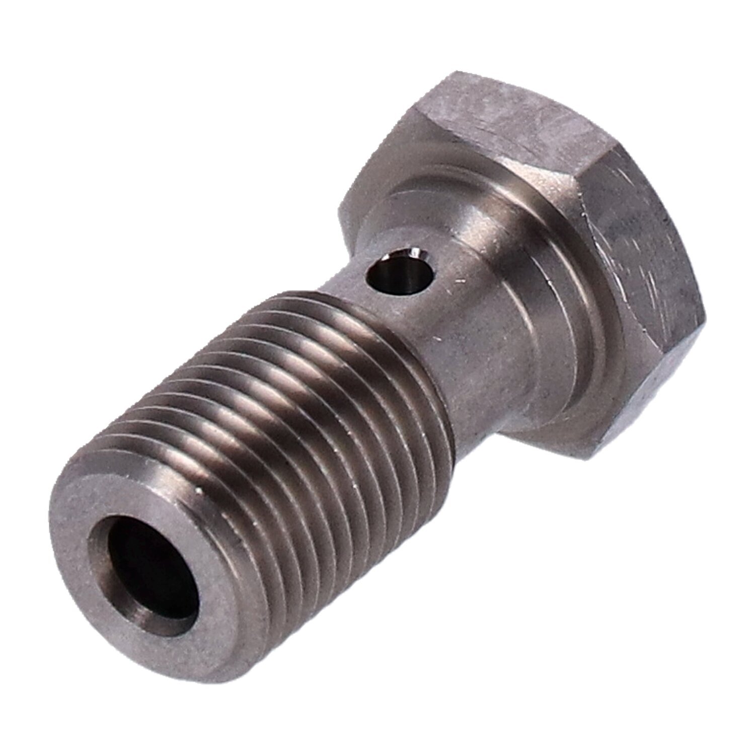 Goodridge banjo bolt, 7/16-24. SS