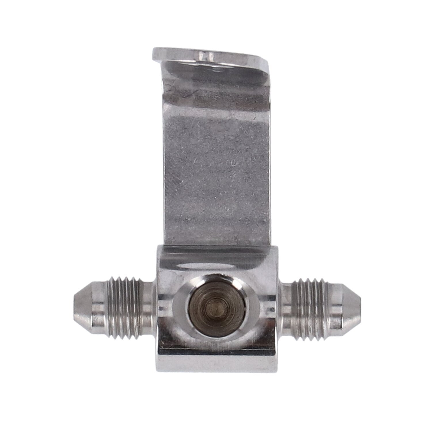 Goodridge brake switch fitting. Polished stainless