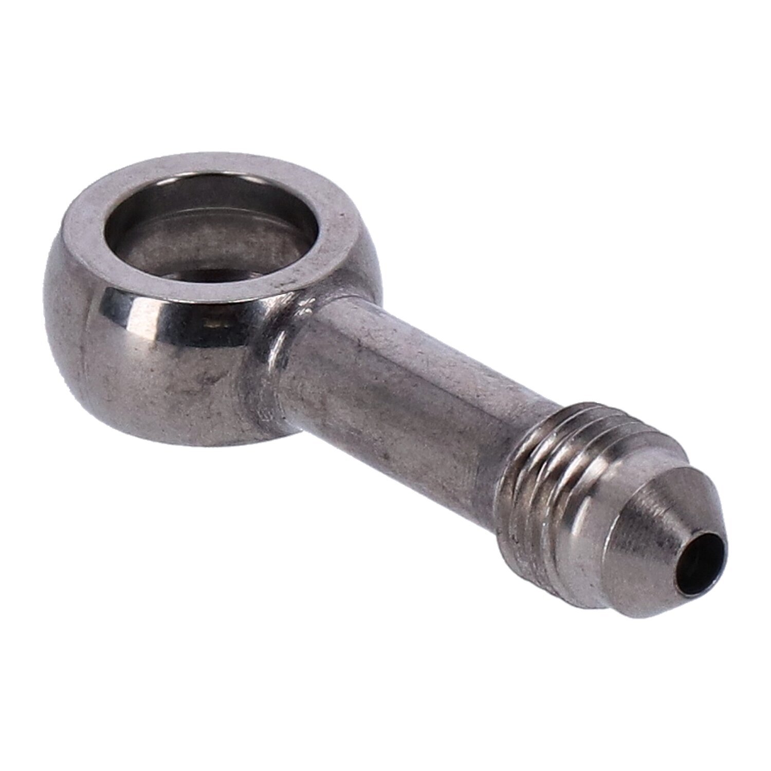 Goodridge, Slimline banjo fitting 3/8" straight 10mm. SS