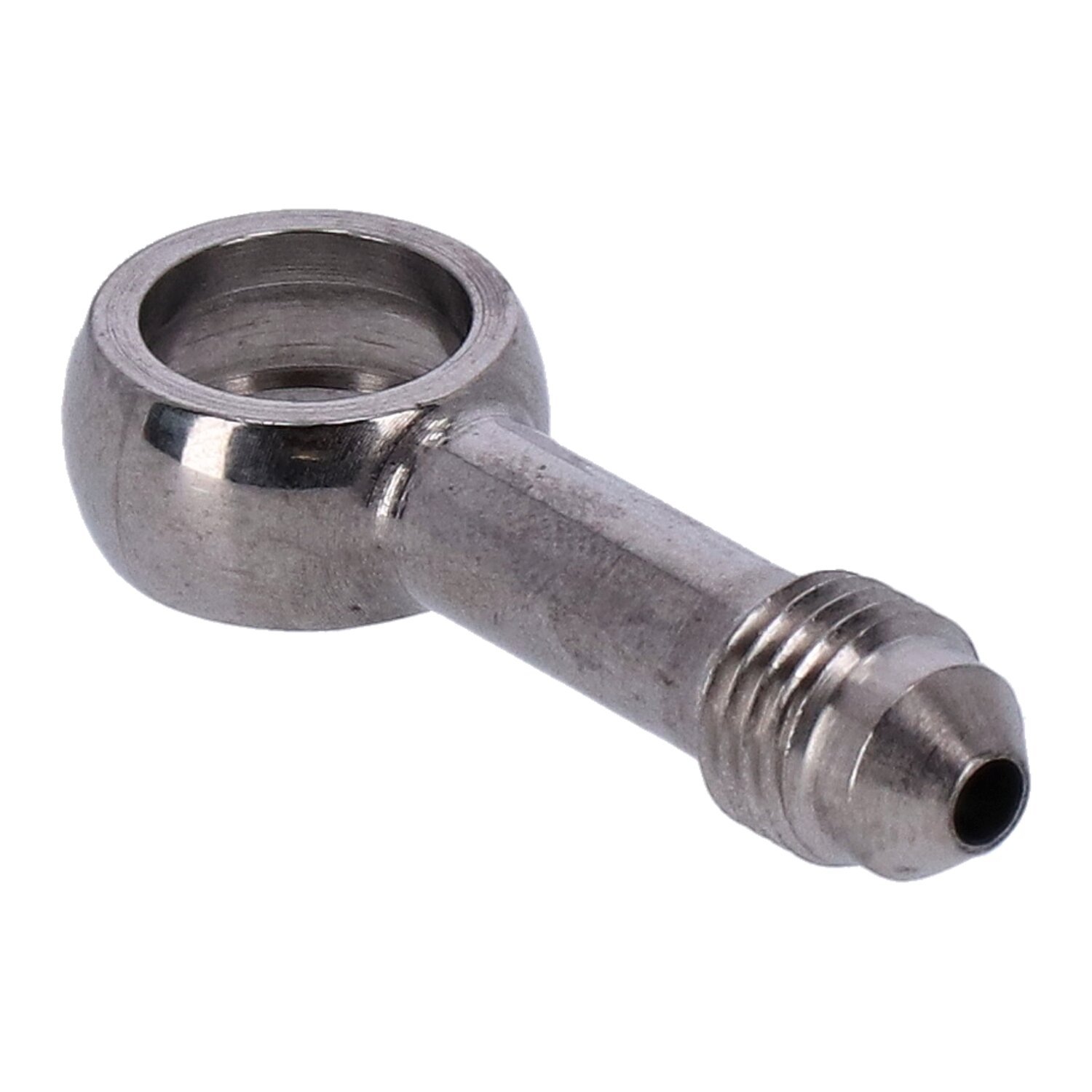Goodridge, Slimline banjo fitting 7/16" straight 11mm. SS