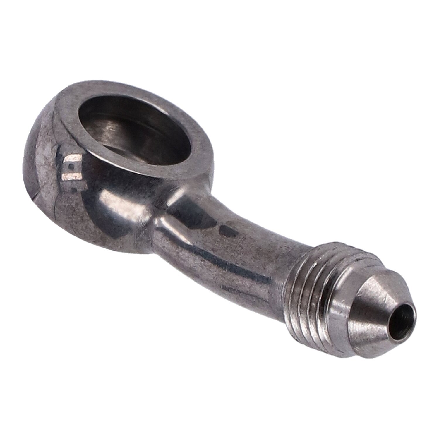 Goodridge, Slimline banjo fitting 3/8", 20 degrees. SS
